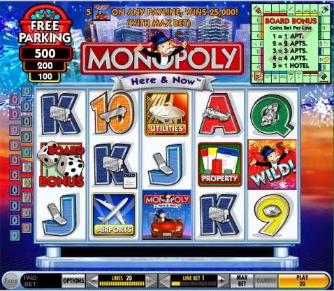 Monoply Here And Now Casino Slot