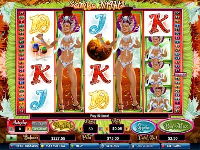 samba nights slot