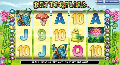 Online Casino Slot – Butterflies