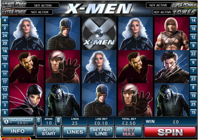 x men slot